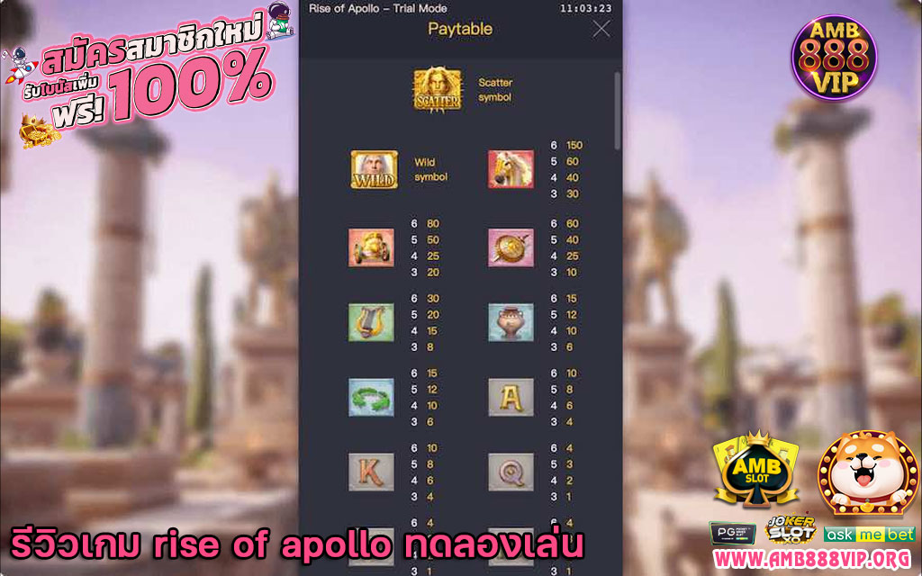 rise of apollo ทดลองเล่น