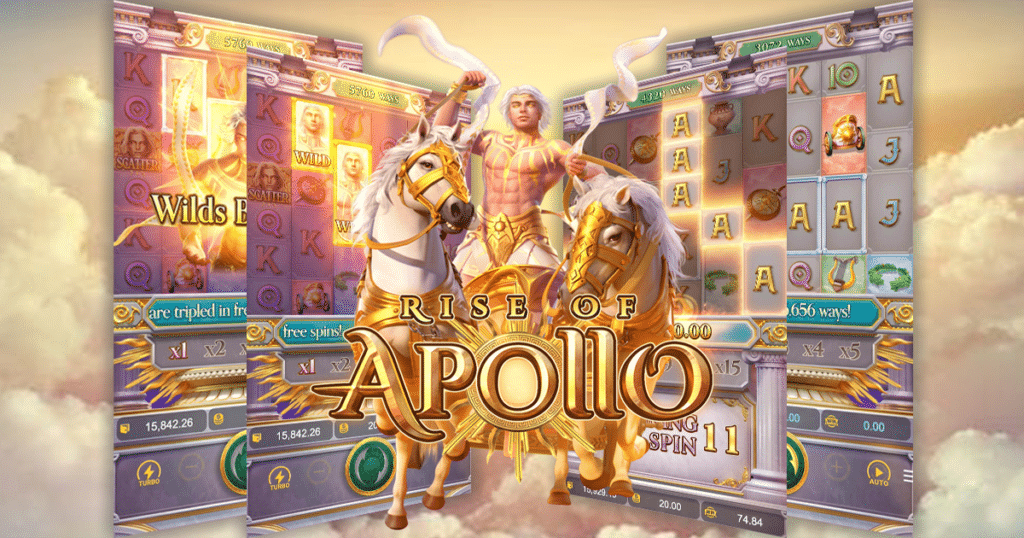 rise of apollo สล็อตอพอลโล จากค่าย PGSLOT